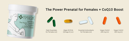 The Power Prenatal for Females With CoQ10 Boost